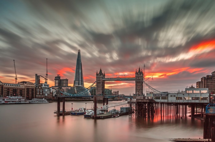 Tower Bridge and The Shard, London 4K