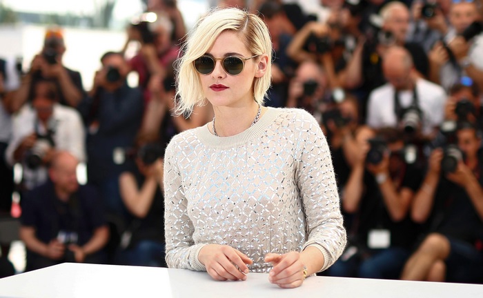 Kristen Stewart at a press event