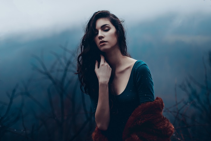 Beautiful girl in 4K