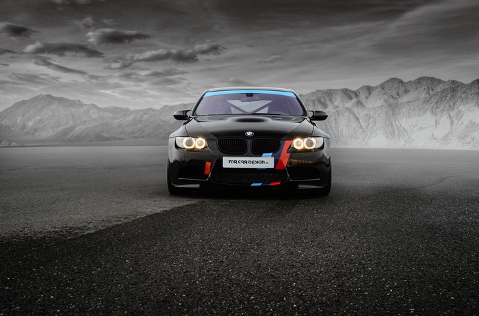 Black BMW M3 4K