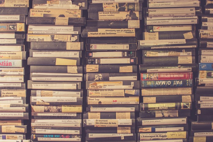 Collection of VHS tapes