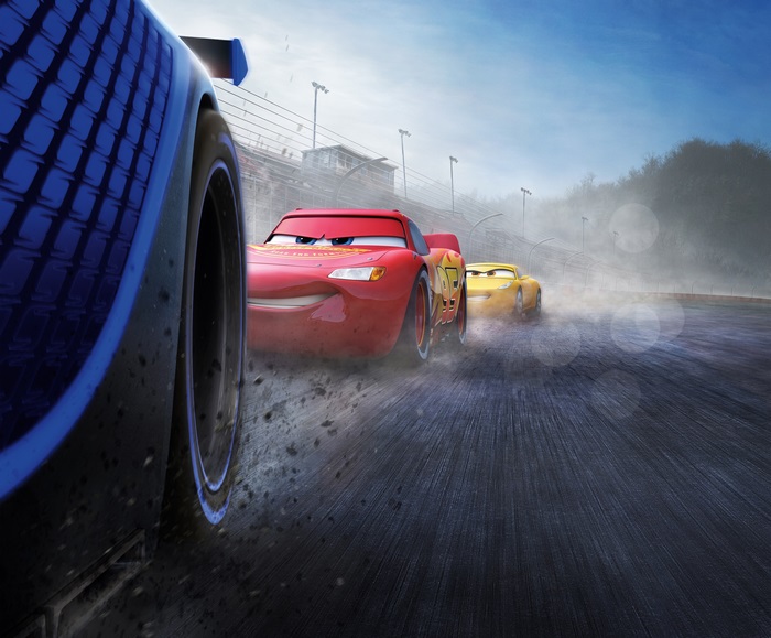 Cars 3 High-Speed Race Scene in 4K