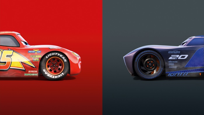 Lightning McQueen and Jackson Storm Cars 3 4K