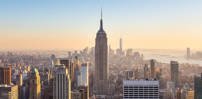 Empire State Building New York City 4K