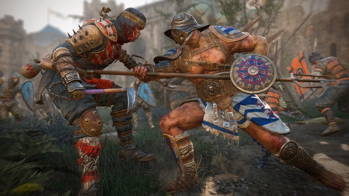 For Honor 4K gladiators fighting