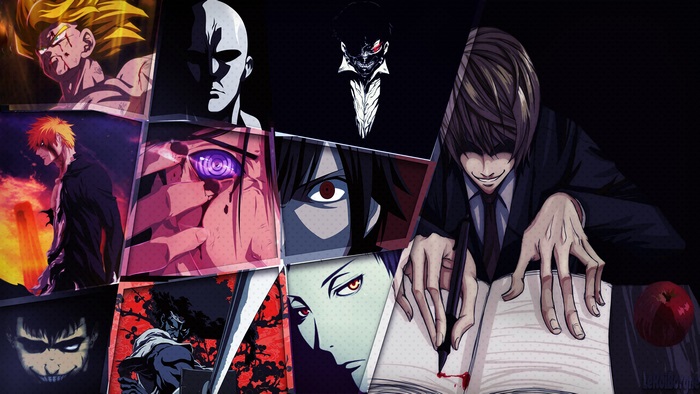 4K Anime Characters Collage Featuring Iconic Figures