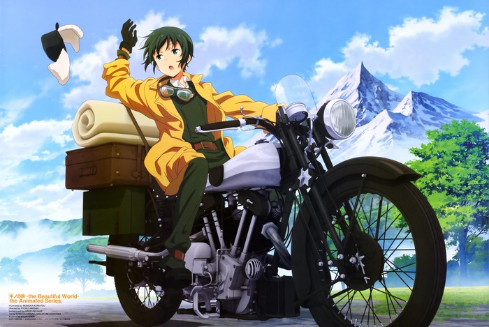 Kino from Kino's Journey on a Motorcycle