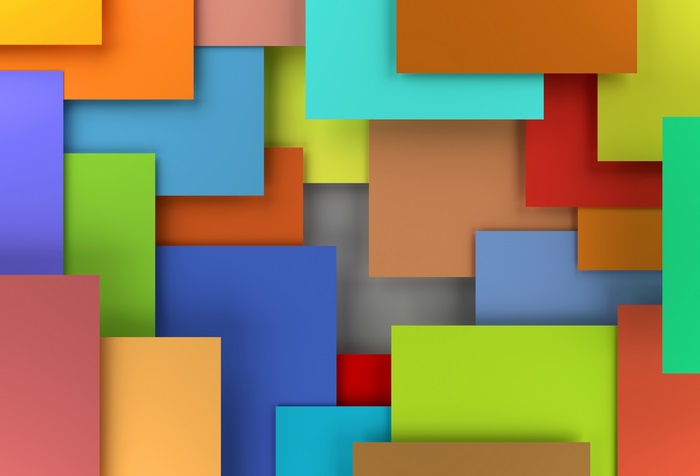 Abstract colorful rectangles 4K