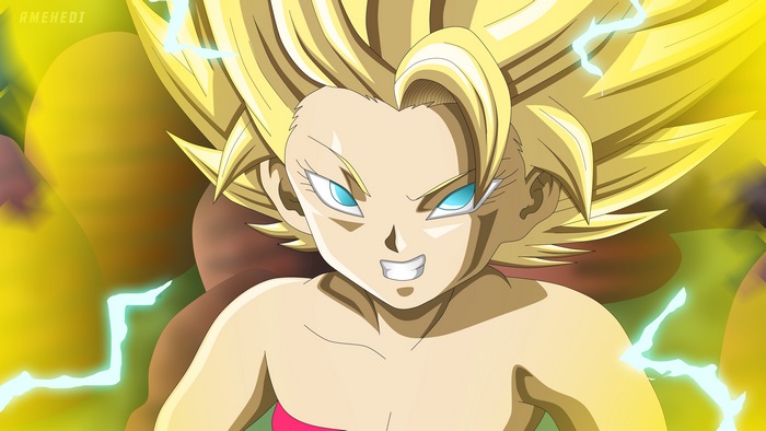 Super Saiyan Caulifla from Dragon Ball Super 4K