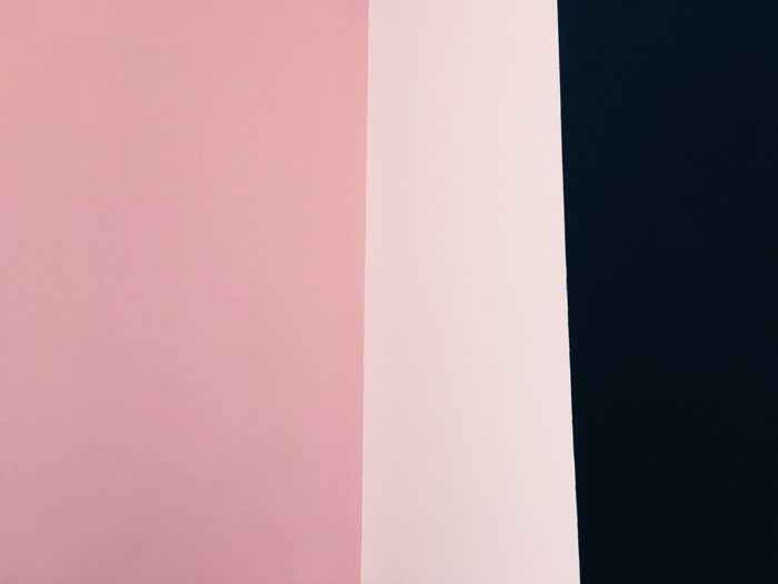 Abstract minimal pink and black lines