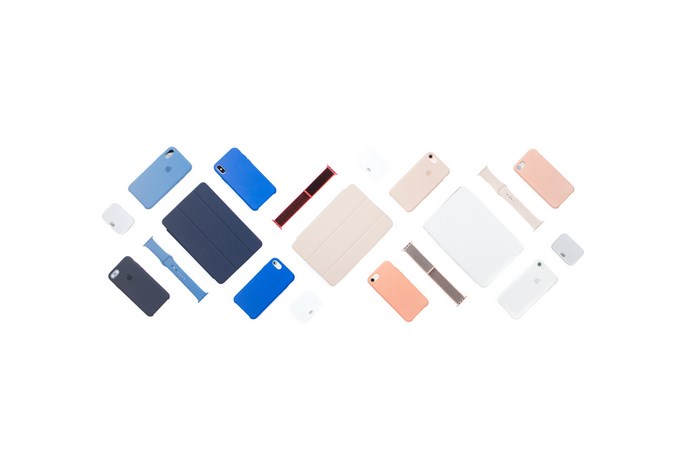 Apple Products and Accessories Flat Lay