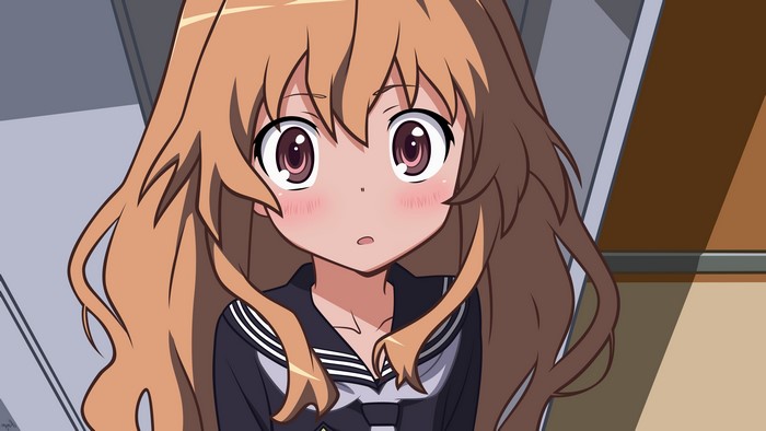 Taiga Aisaka from Toradora in school uniform