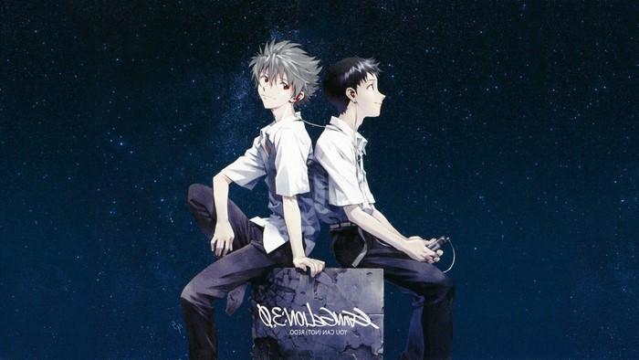 Shinji Ikari and Kaworu Nagisa from Neon Genesis Evangelion