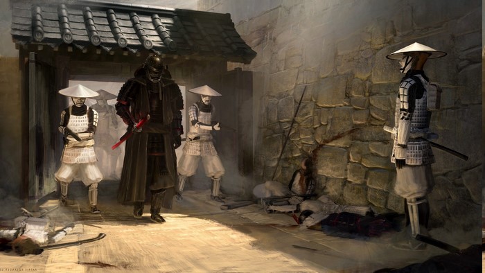 samurai crossover star wars artwork