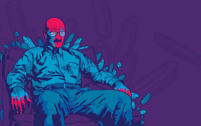 Walter White from Breaking Bad artwork by Jared Nickerson