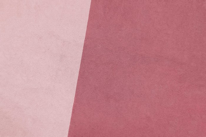 Diagonal Two-Toned Pink and Purple Stucco Wall