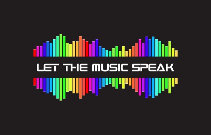 Let The Music Speak equalizer graphic