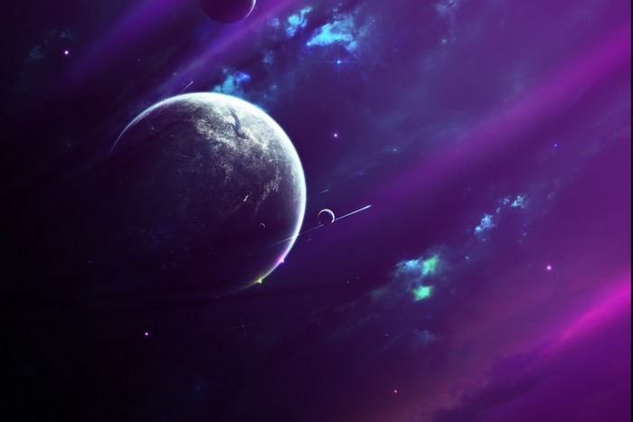 Planets and nebulae in deep space