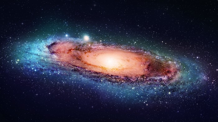 Spiral Galaxy in Deep Space