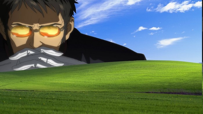 Gendo Ikari from Neon Genesis Evangelion on Bliss