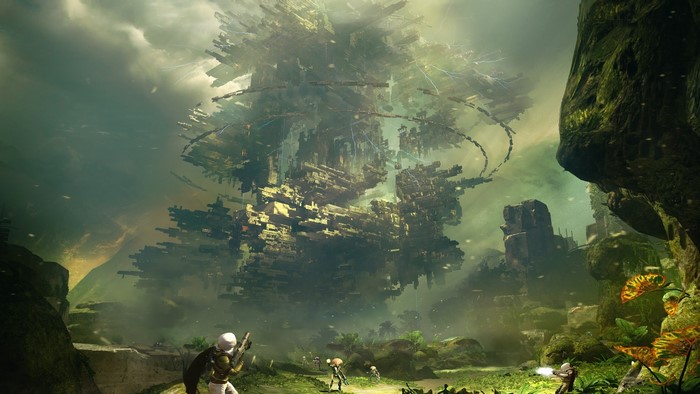 Science fiction digital art of Destiny