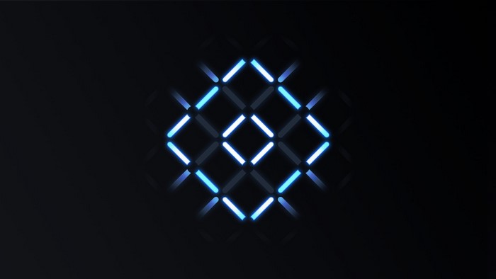 Halo Reach abstract neon grid