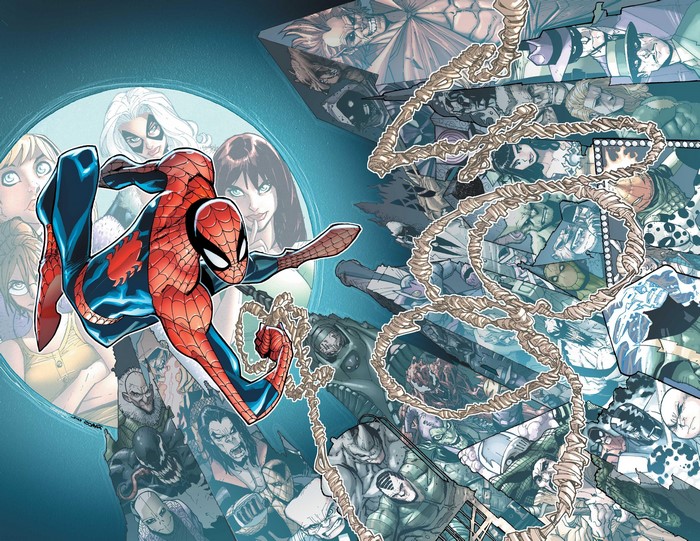 Spider-Man and villains collage