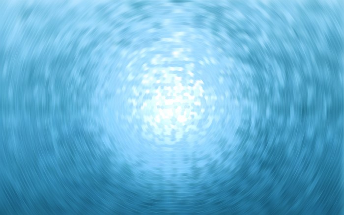 Abstract blue radial blur