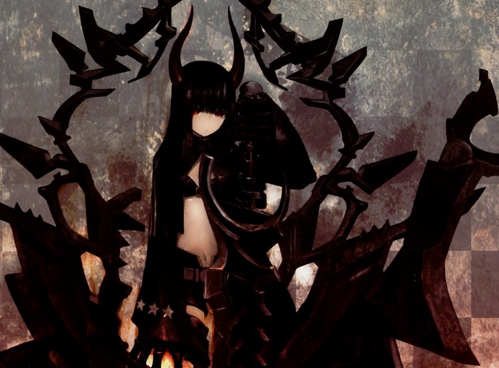Black Rock Shooter from Black Gold Saw