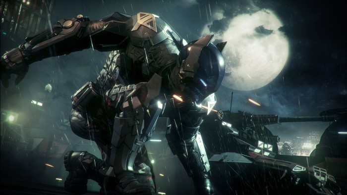 Batman from Batman: Arkham Knight in Gotham City