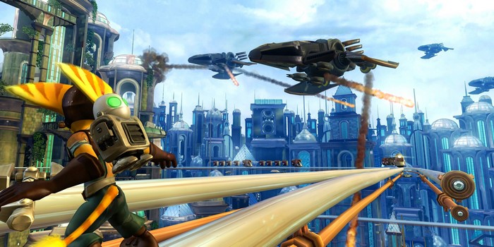 Ratchet & Clank: Tools of Destruction airship battle
