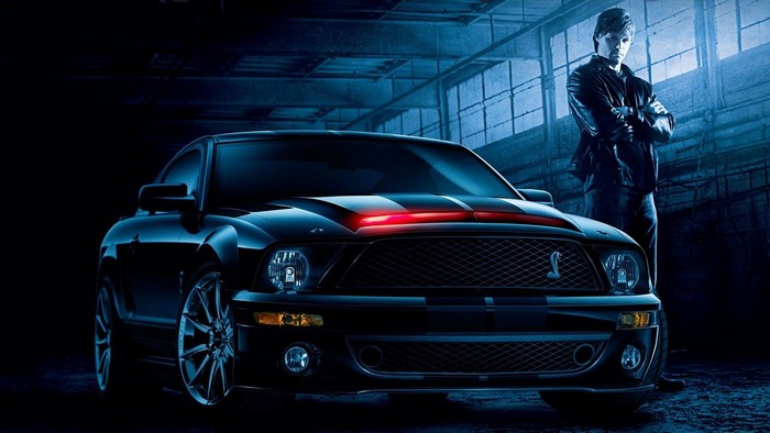 Knight Rider KITT Shelby Cobra with Michael Knight