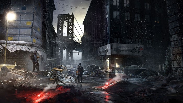Concept art for Tom Clancy's The Division in Manhattan