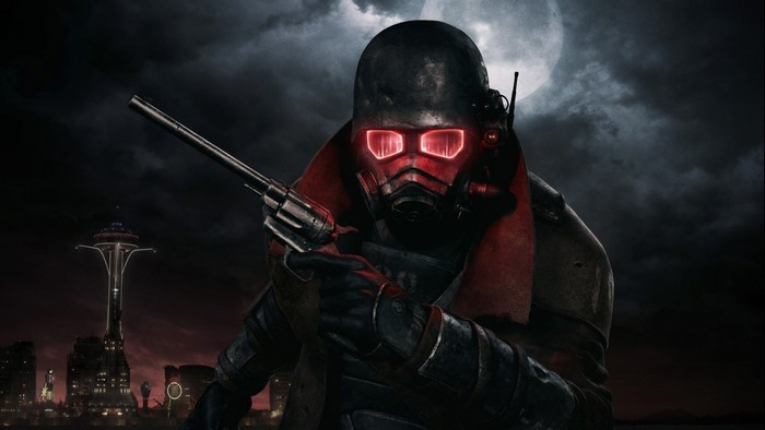 NCR Ranger from Fallout: New Vegas with a revolver