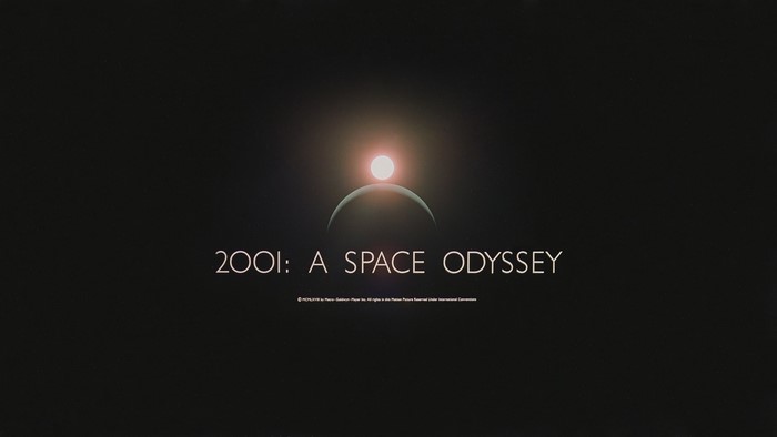 2001: A Space Odyssey movie title card
