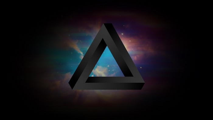 Abstract Penrose Triangle in Space