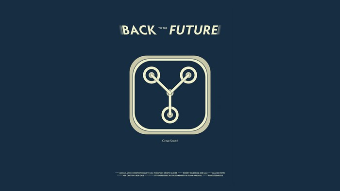 Back to the Future movie poster