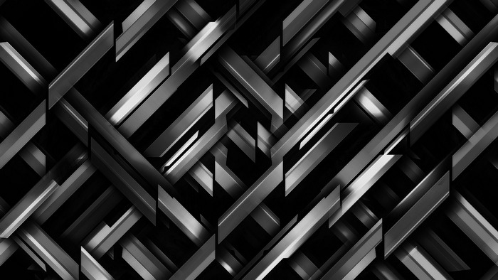 Monochrome Abstract Geometric Lines and Angles