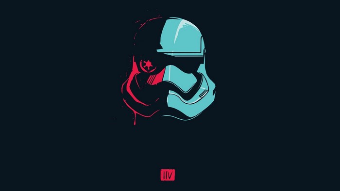Stormtrooper helmet from Star Wars Episode VII
