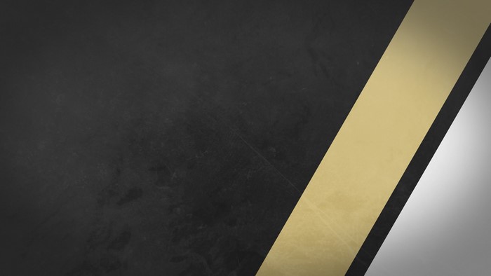 Minimalist abstract background with gold and silver stripes