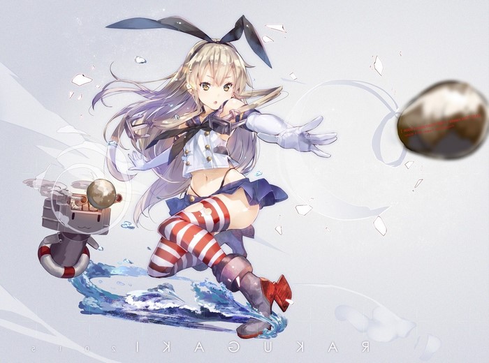 Shimakaze from Kantai Collection with Rensouhou-chan