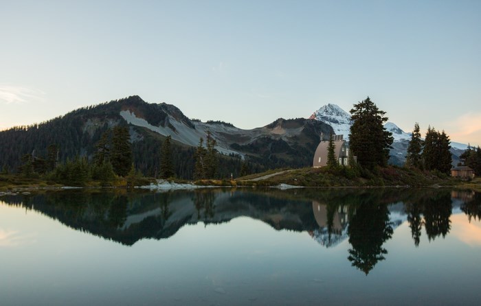Garibaldi Provincial Park Mountain Lake Reflection