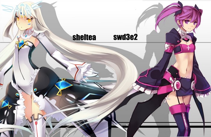 Sheltea and Swd3e2 from Elsword