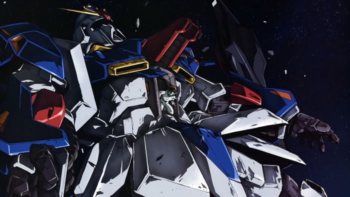 Mobile Suit Zeta Gundam in space