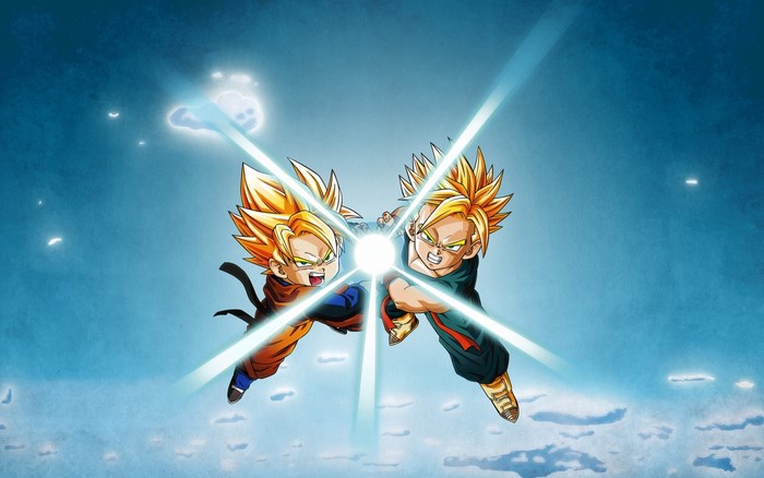 Son Goten and Super Saiyan Trunks from Dragon Ball