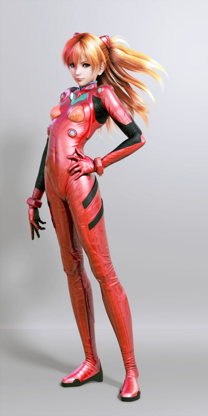 Asuka Langley Soryu from Neon Genesis Evangelion render
