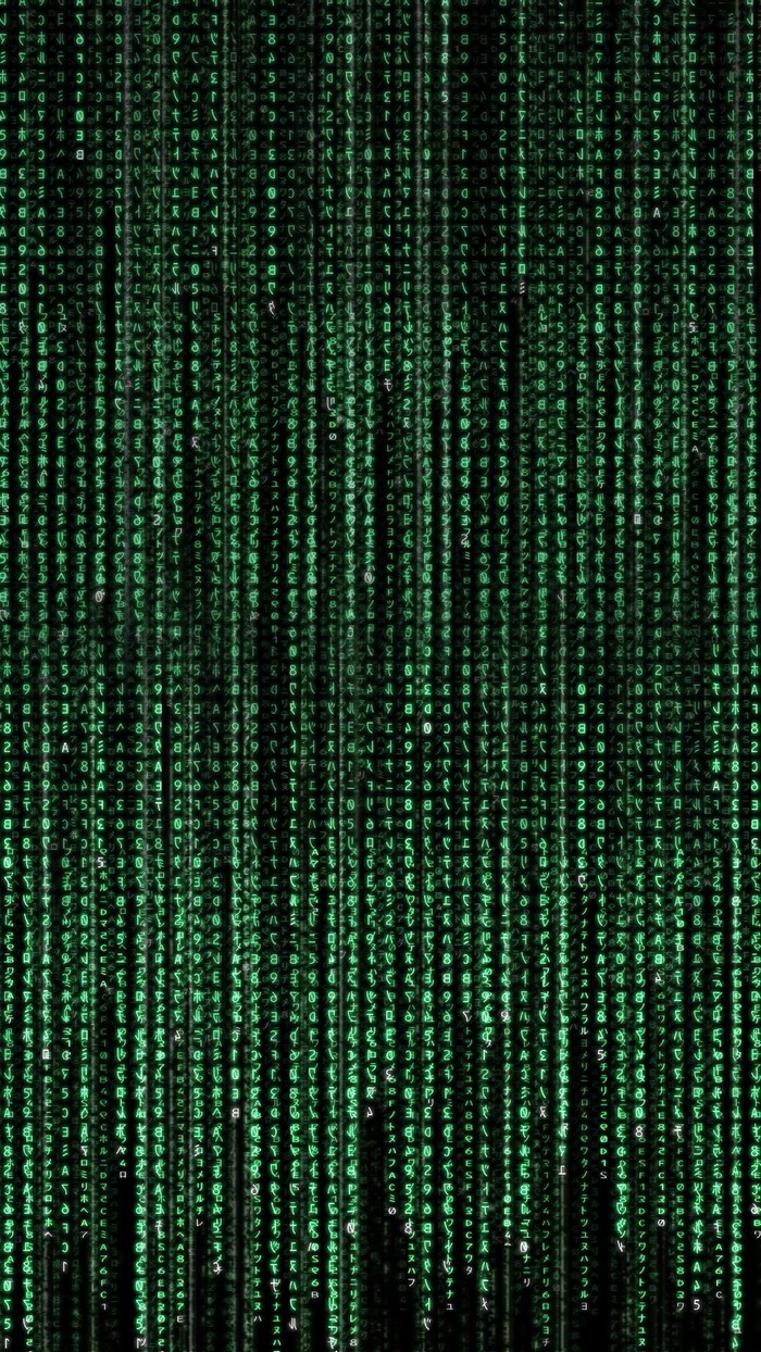 The Matrix digital rain with Chinese characters