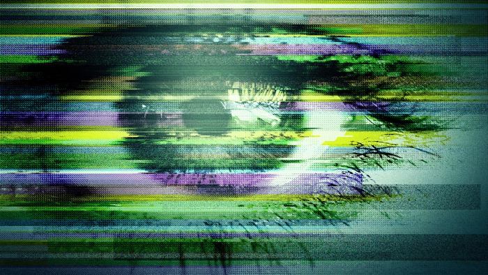 Glitch Art Eye Digital Art