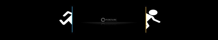 Portal 2 Aperture Laboratories Triple Screen