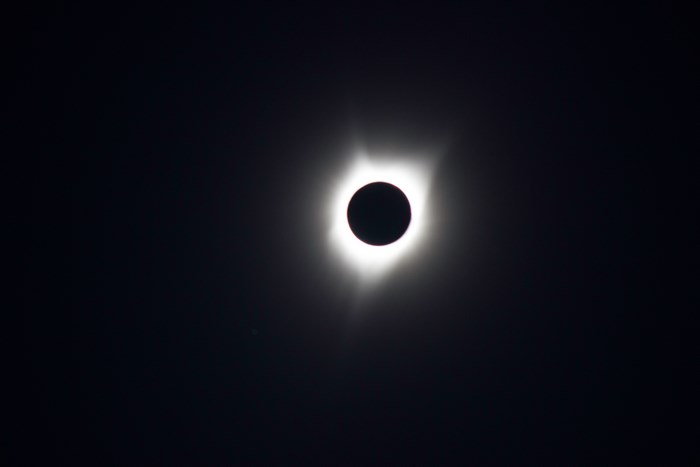 Total Solar Eclipse over Salem, Oregon